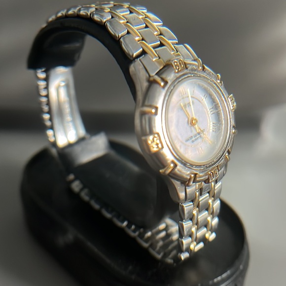 Armitron Ladies Silver Gold Tone Watch - AS IS - Picture 10 of 12